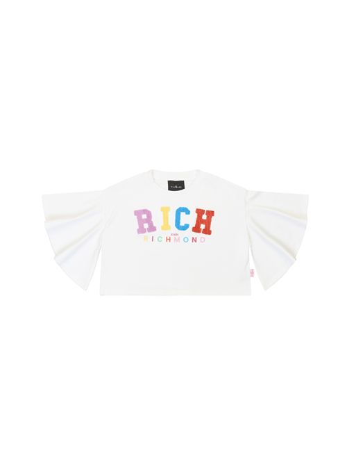 T-shirt, bambina, logata. JOHN RICHMOND | RGP25205TSWH